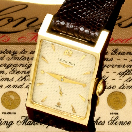 Longines 14kt clearance gold watch